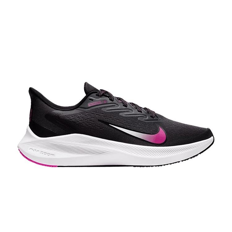 Nike Air Zoom Winflo 7 Dark Smoke Grey Fire Pink (Women's)