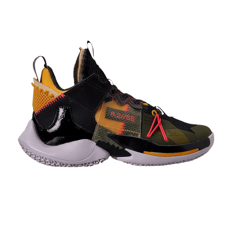 Jordan Why Not Zer0.2 SE Black Crimson Amarillo (GS)
