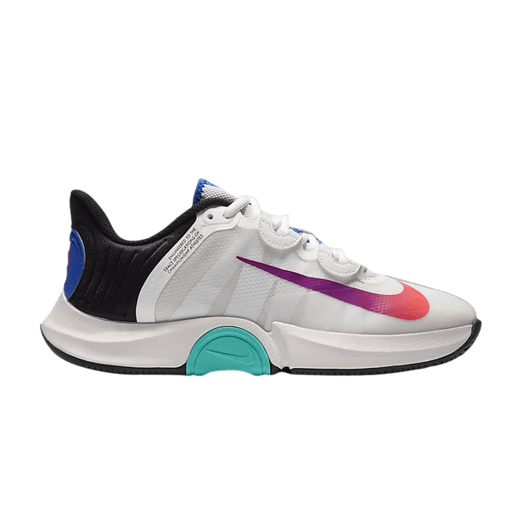 Nike Court Air Zoom GP Turbo White Black Electro Green (Women's)