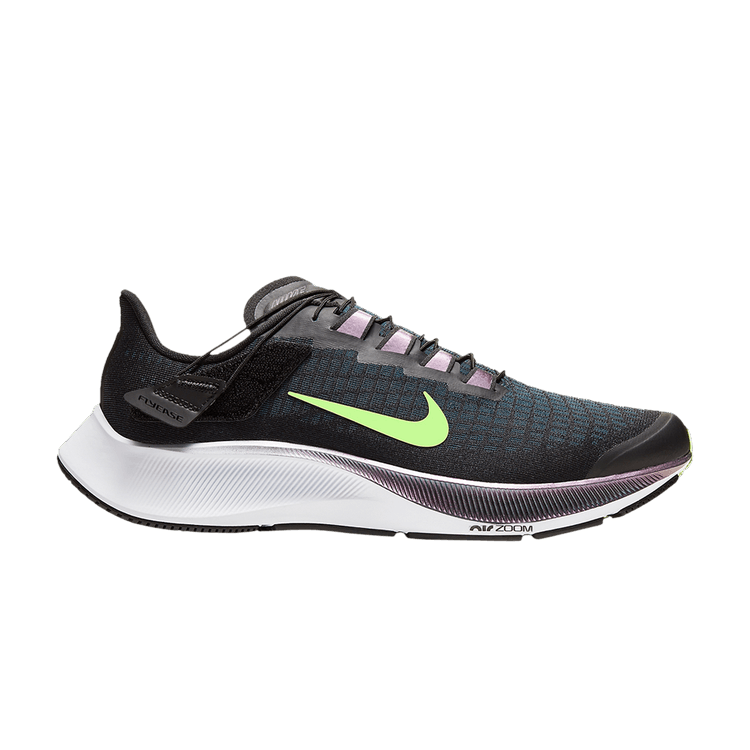 Nike Air Zoom Pegasus 37 Flyease Black Valerian Blue Ghost Green