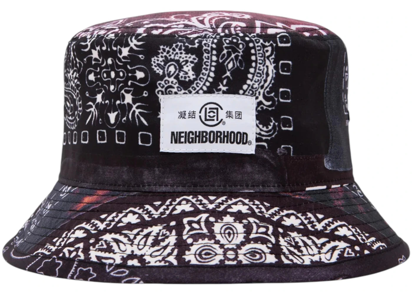 CLOT x Neighborhood Bucket Hat Black