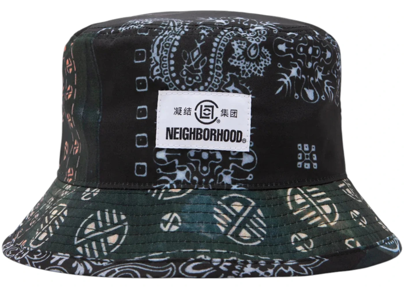 CLOT x Neighborhood Bucket Hat Olive
