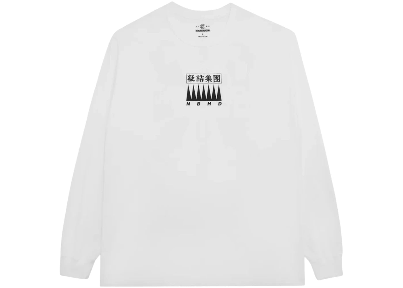 CLOT x Neighborhood LS T-shirt White