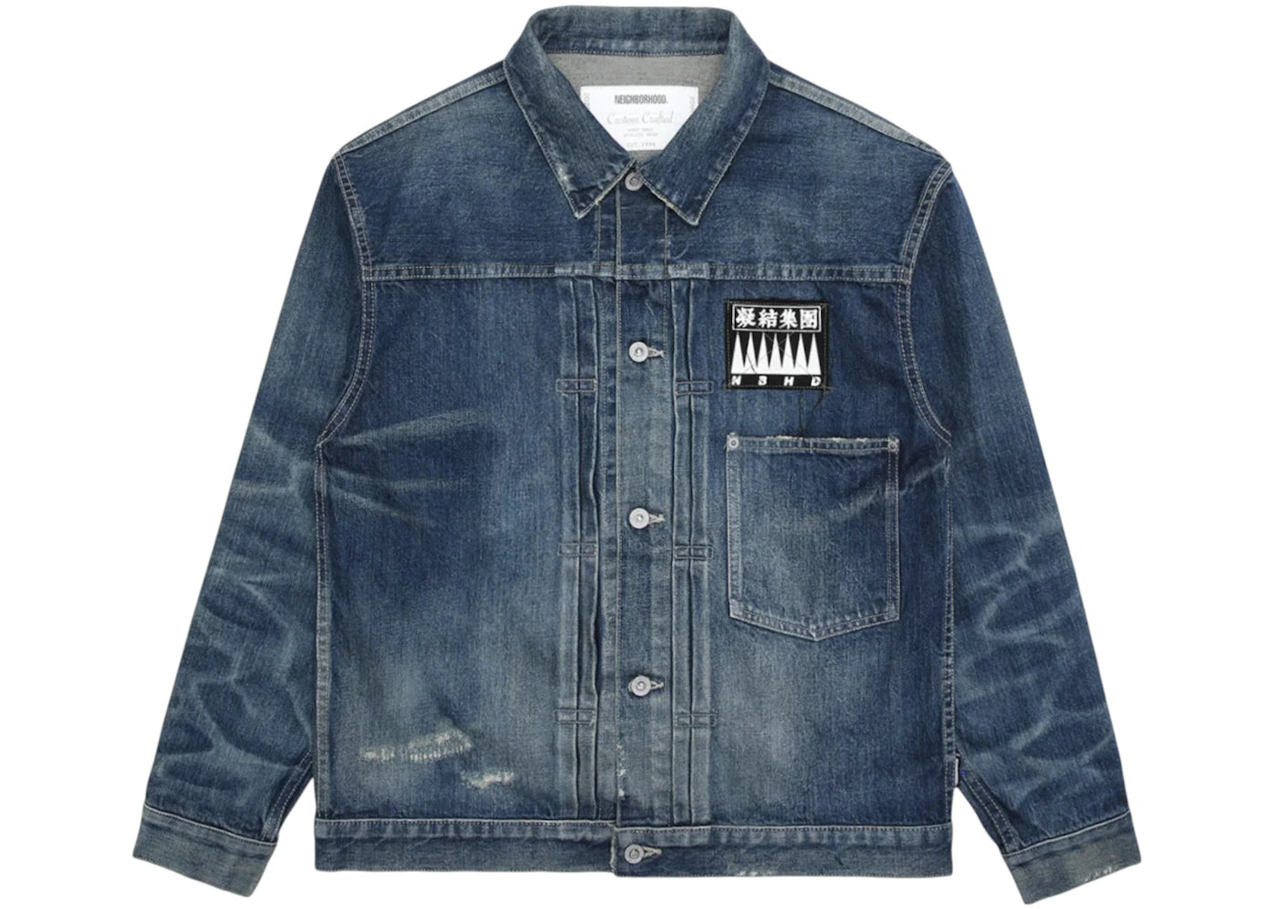 CLOT x Neighborhood Savage Denim Type-1 Jacket Indigo
