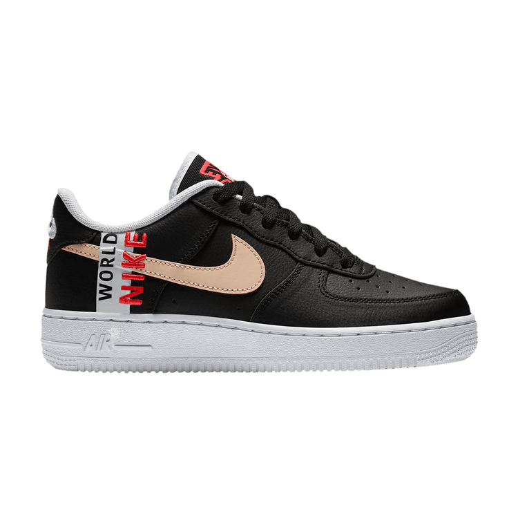 Nike Air Force 1 Low LV8 Worldwide Pack Grey Crimson (GS)