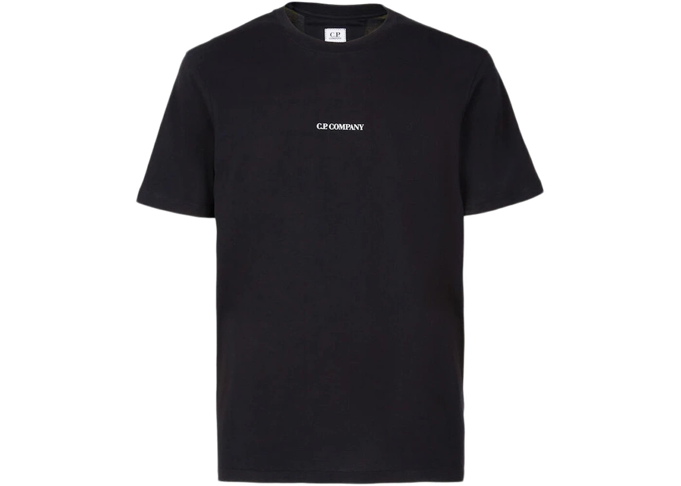 C.P. Company 30/1 Jersey Compact Logo T-Shirt Black