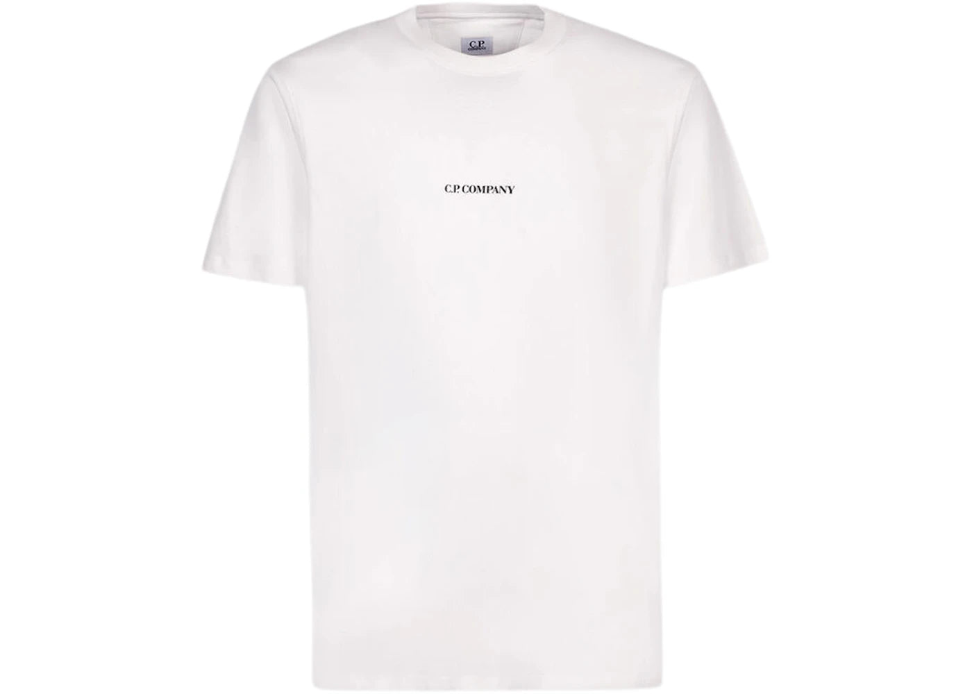 C.P. Company 30/1 Jersey Compact Logo T-Shirt Gauze-White