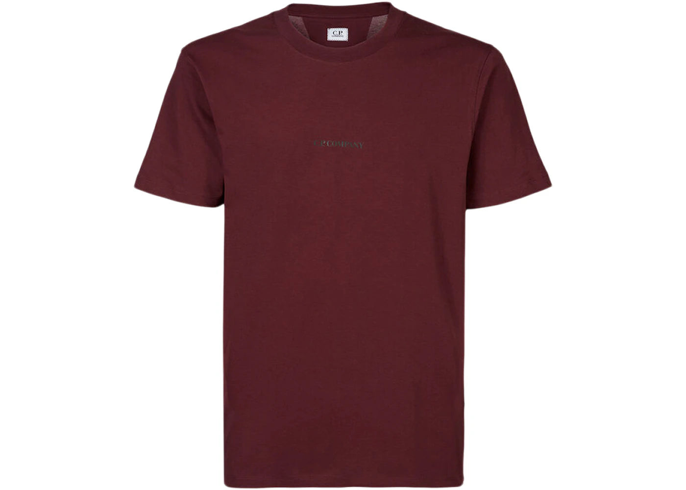 C.P. Company 30/1 Jersey Compact Logo T-Shirt Port Royal-Red