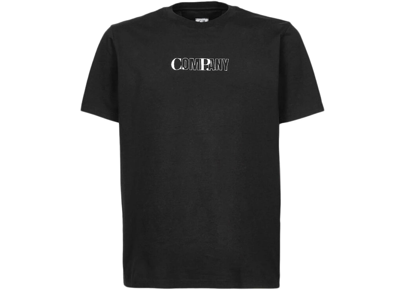 C.P. Company 30/1 Jersey Graphic Logo T-Shirt Black