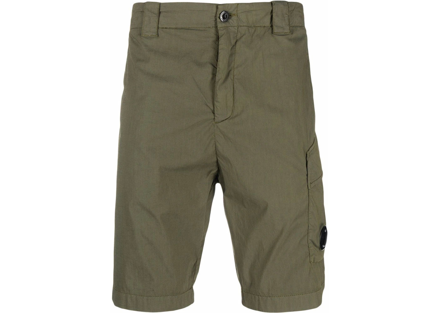 C.P. Company 51 Fili Stretch Cargo Shorts Burnt Olive Green