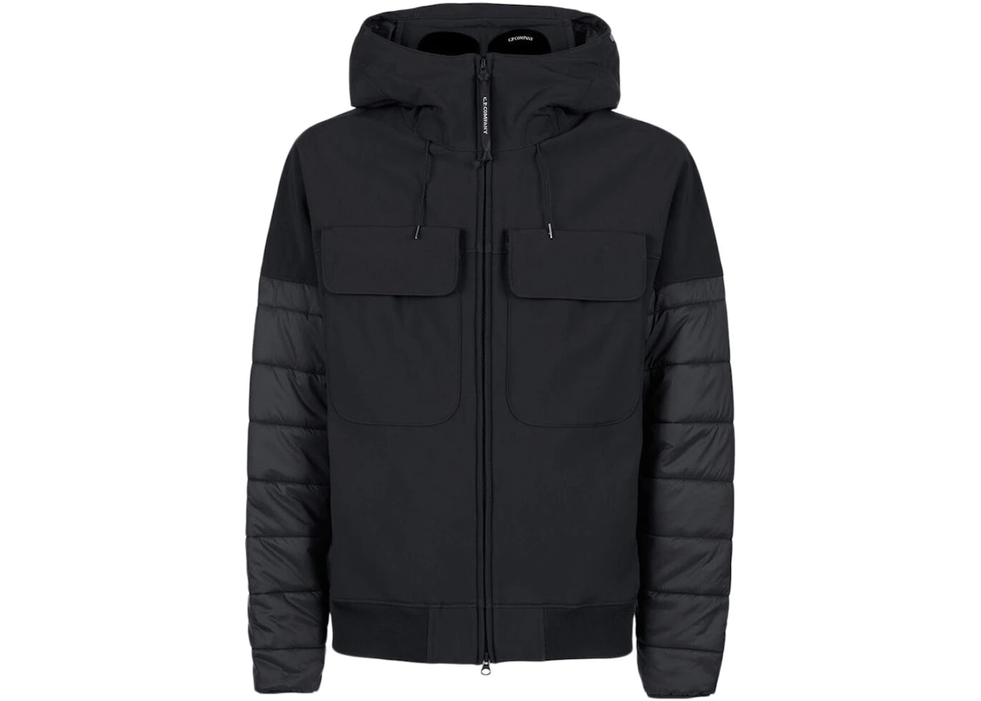 C.P. Company C.P. Shell-R Mixed Goggle Jacket Black