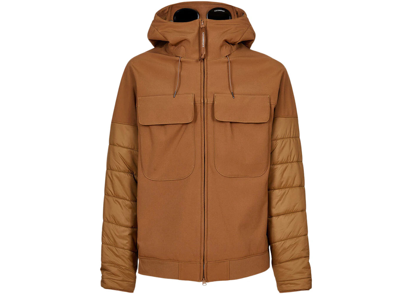 C.P. Company C.P. Shell-R Mixed Goggle Jacket Bronze Brown