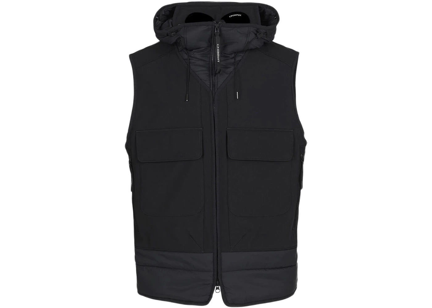 C.P. Company C.P. Shell-R Mixed Goggle Vest Black