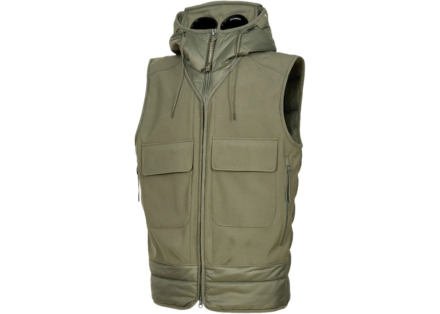 C.P. Company C.P. Shell-R Mixed Goggle Vest Thyme-Green