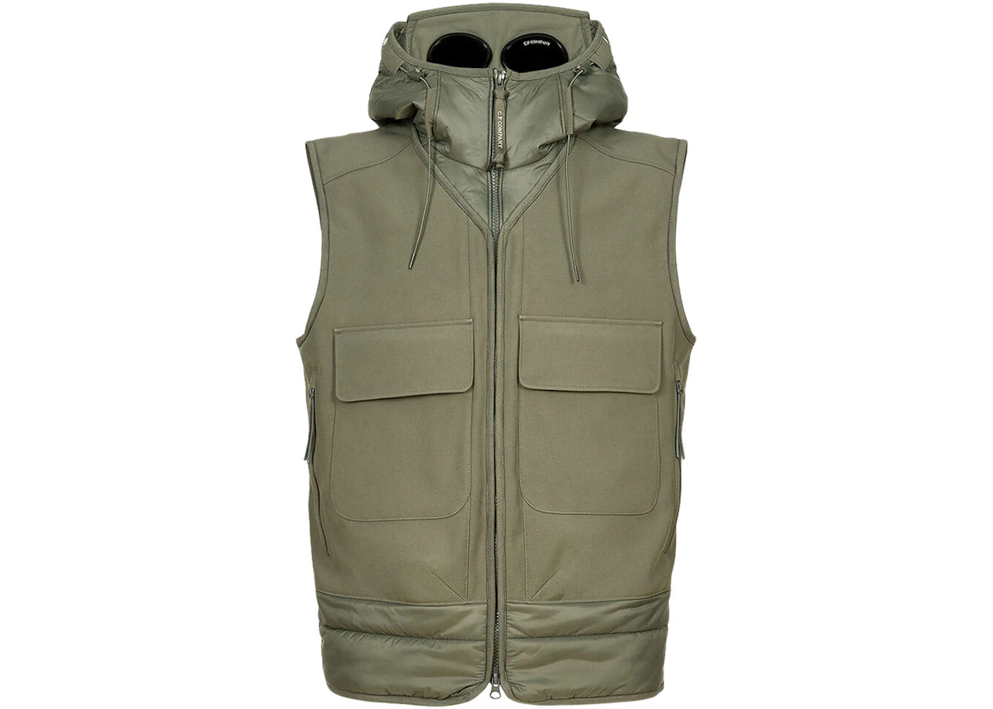 C.P. Company C.P. Shell-R Mixed Goggle Vest Thyme-Green