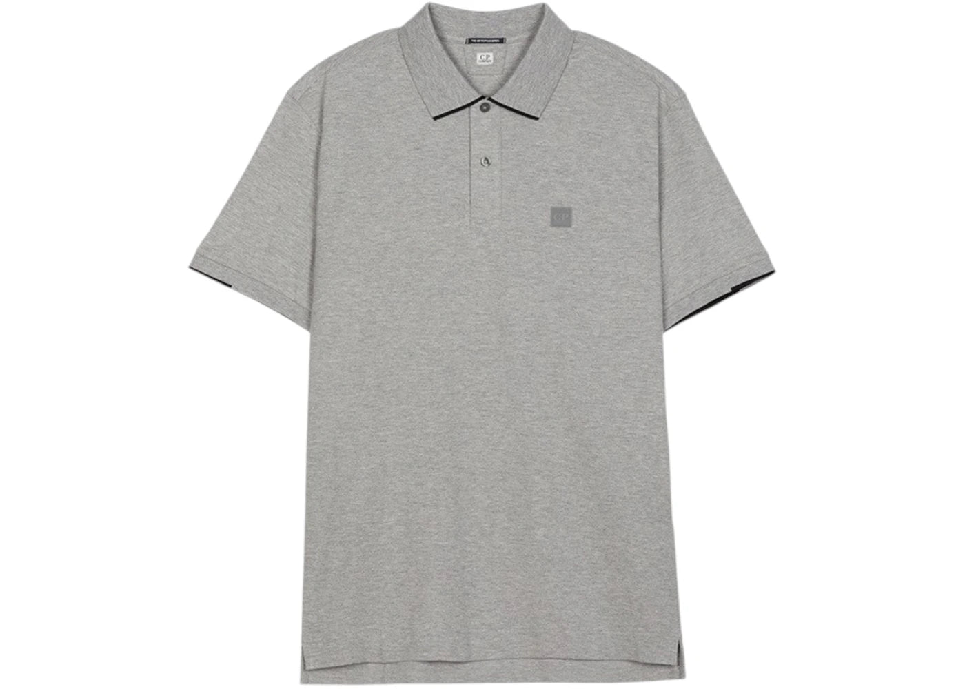C.P. Company Collar S/S T-Shirt Gray