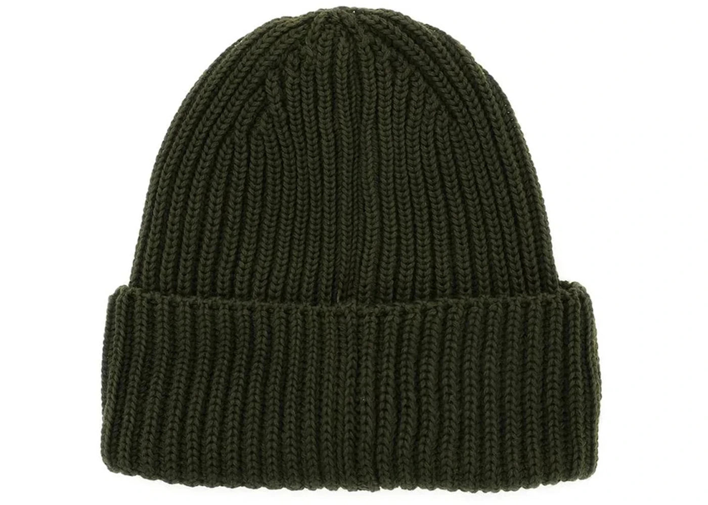 C.P. Company Cotton Goggle Beanie Khaki Green