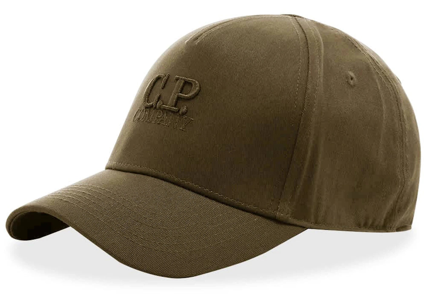 C.P. Company Gabardine Logo Cap Ivy Green