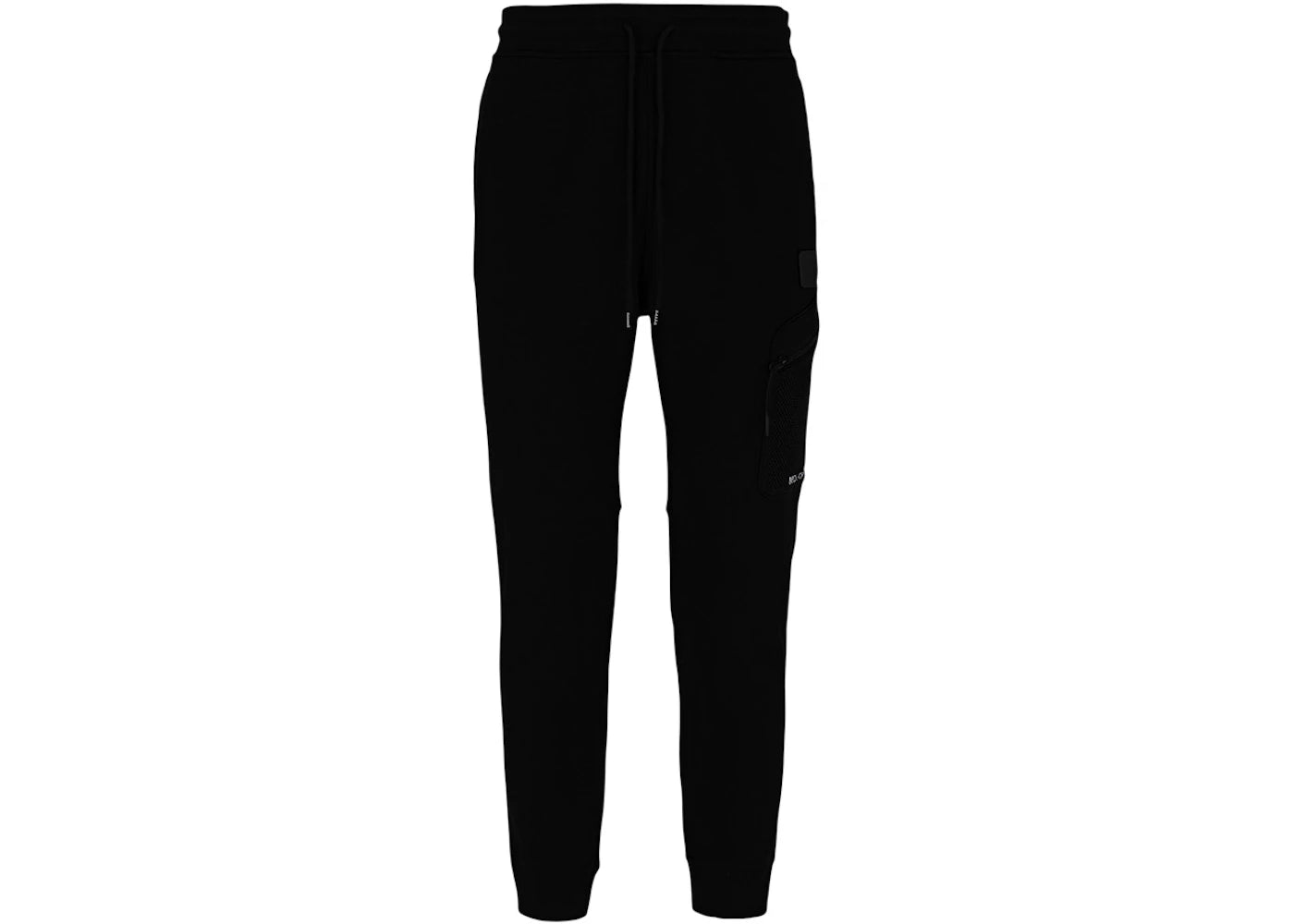 C.P. Company Metropolis Series Diagonal Fleece Utility Sweatpants Black