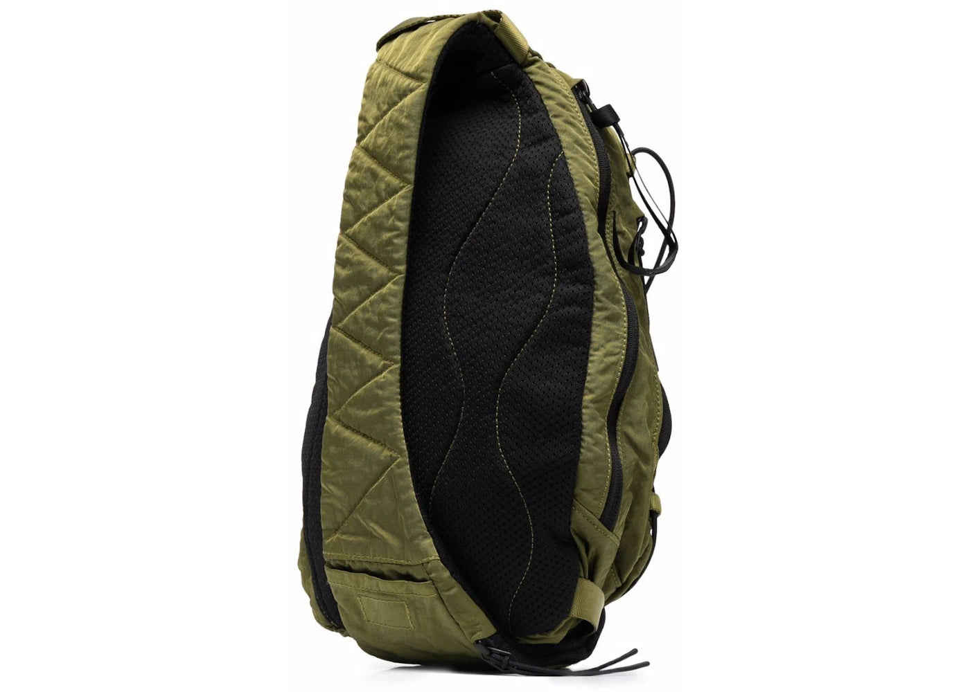 C.P. Company Nylon B Crossbody Rucksack Green Moss