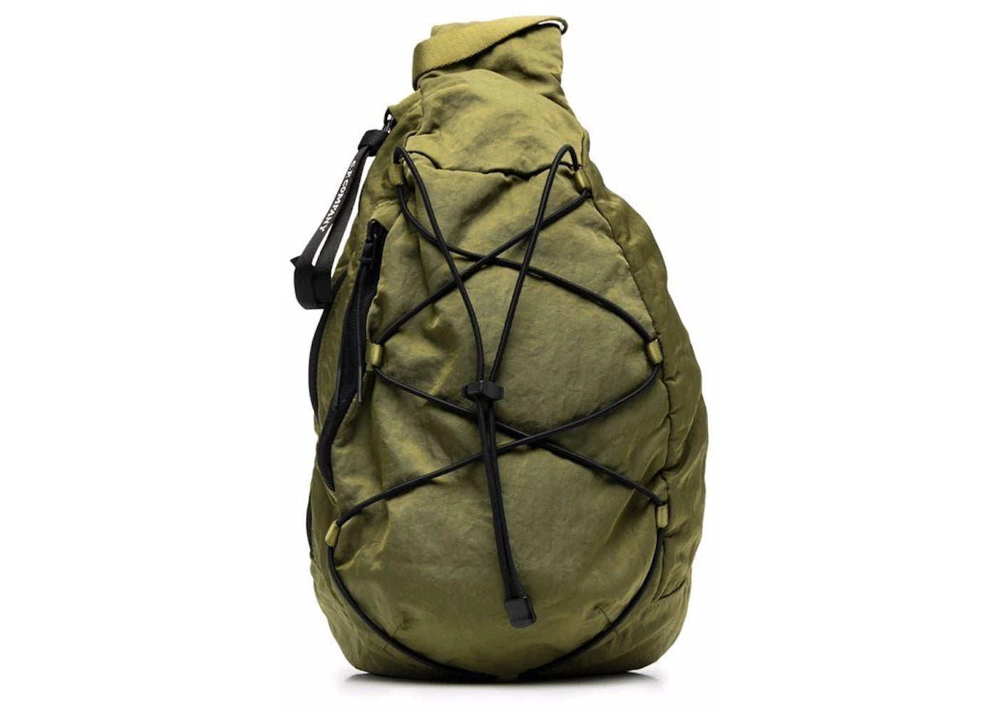 C.P. Company Nylon B Crossbody Rucksack Green Moss