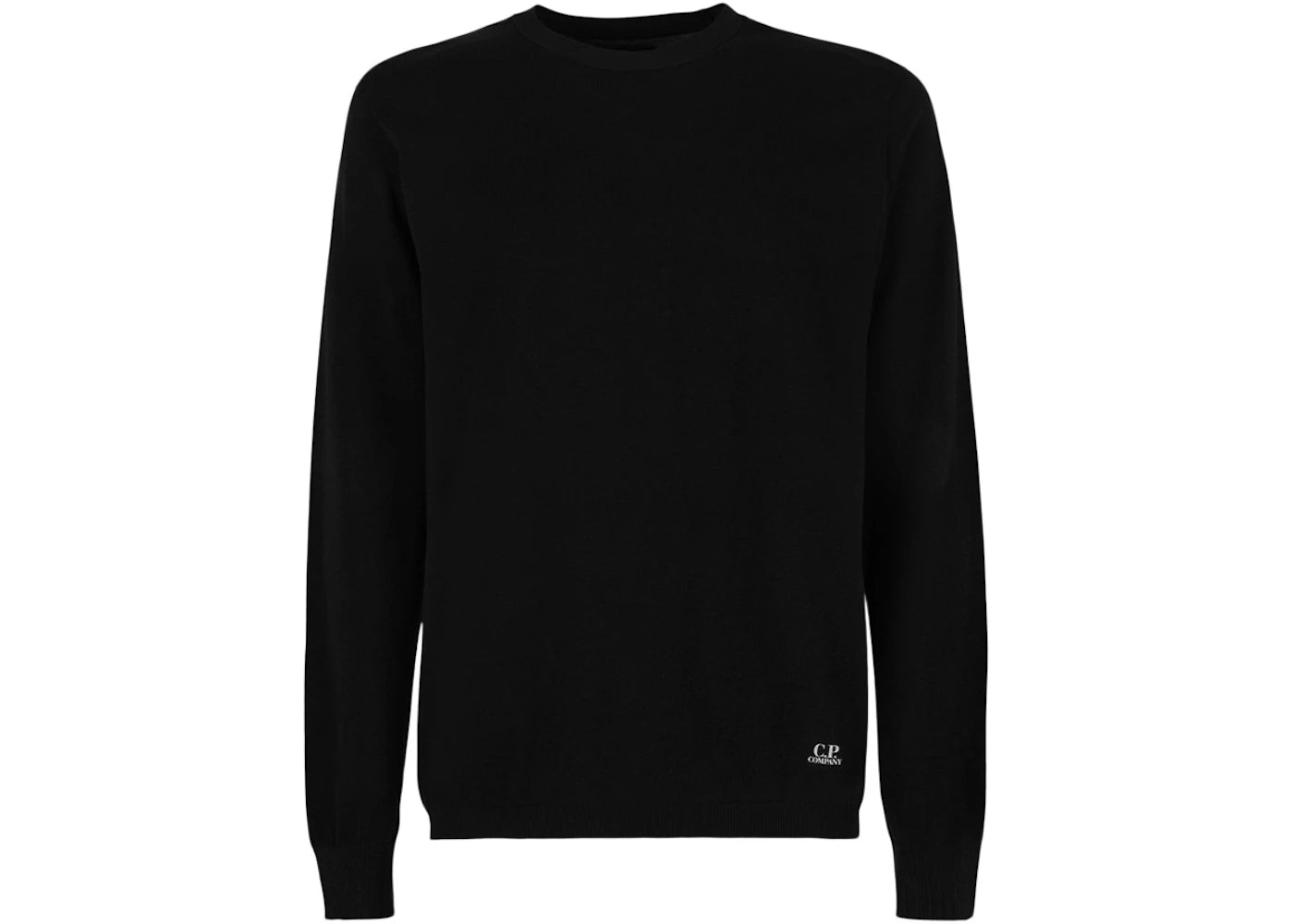 C.P. Company SWG Cotton Integral Knit Sweater Black