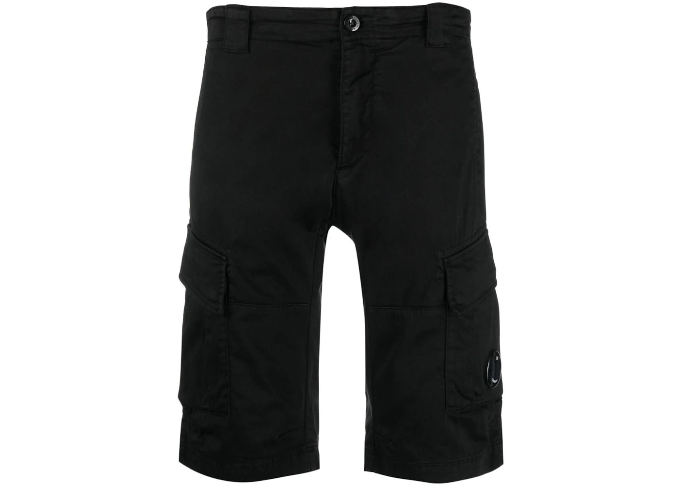 C.P. Company Stretch Sateen Cargo Shorts Black