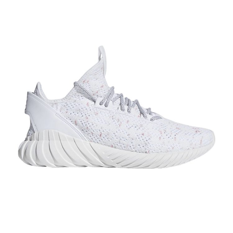adidas Tubular Doom Sock White Grey Burgundy