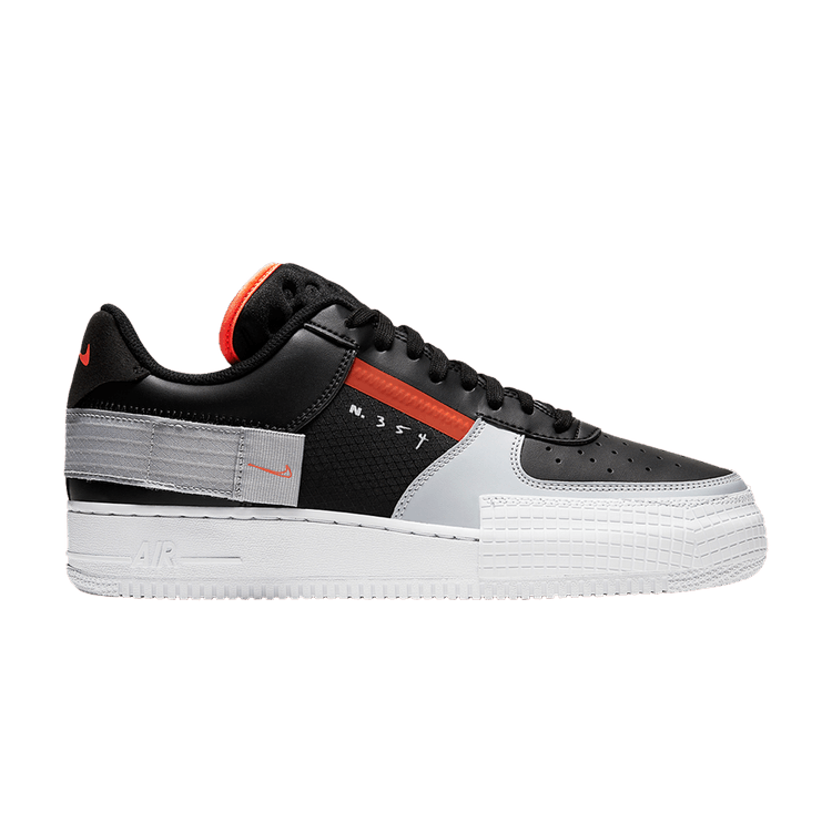 Nike Air Force 1 Type Black Hyper Crimson