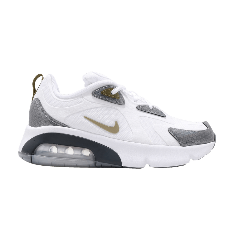 Nike Air Max 200 White Metallic Gold (GS)