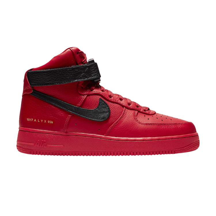 Nike Air Force 1 High 1017 ALYX 9SM Red Black