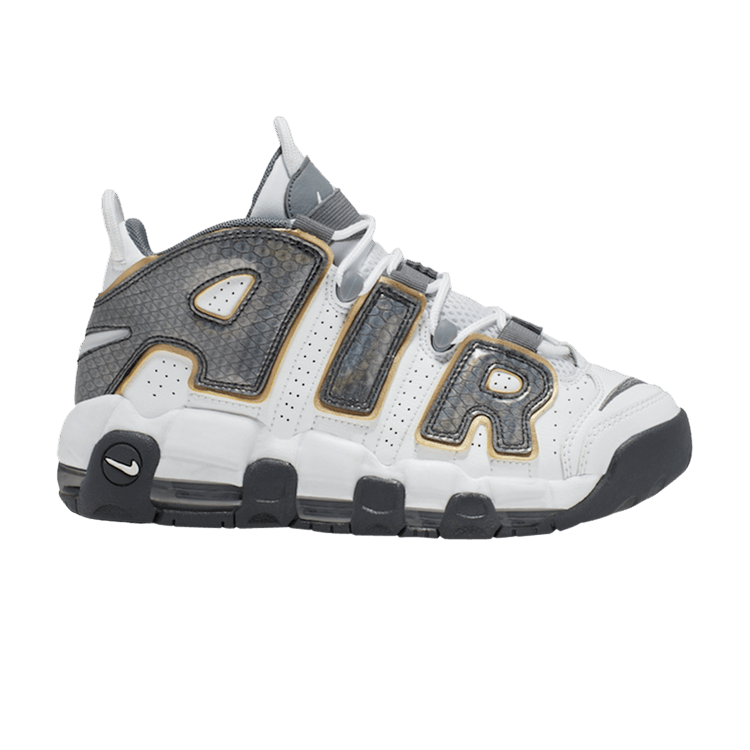 Nike Air More Uptempo White Anthracite Snakeskin (GS)