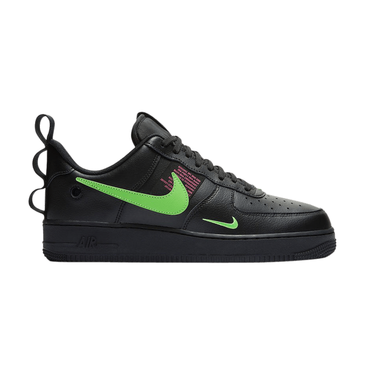 Nike Air Force 1 Low Utility Black Hyper Pink Scream Green