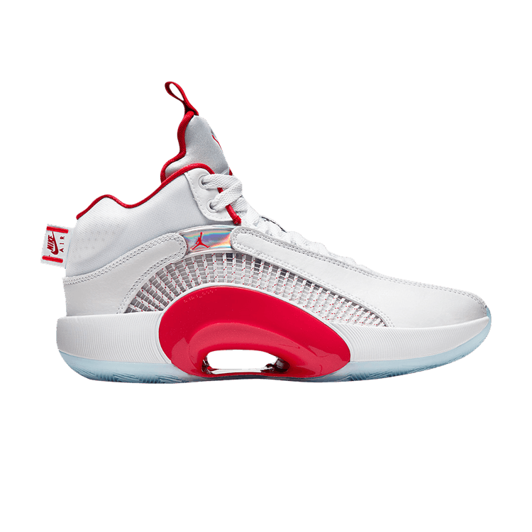 Jordan XXXV White Fire Red (GS)