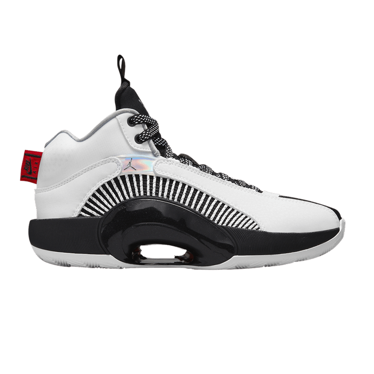 Jordan XXXV White Metallic Silver Black (GS)