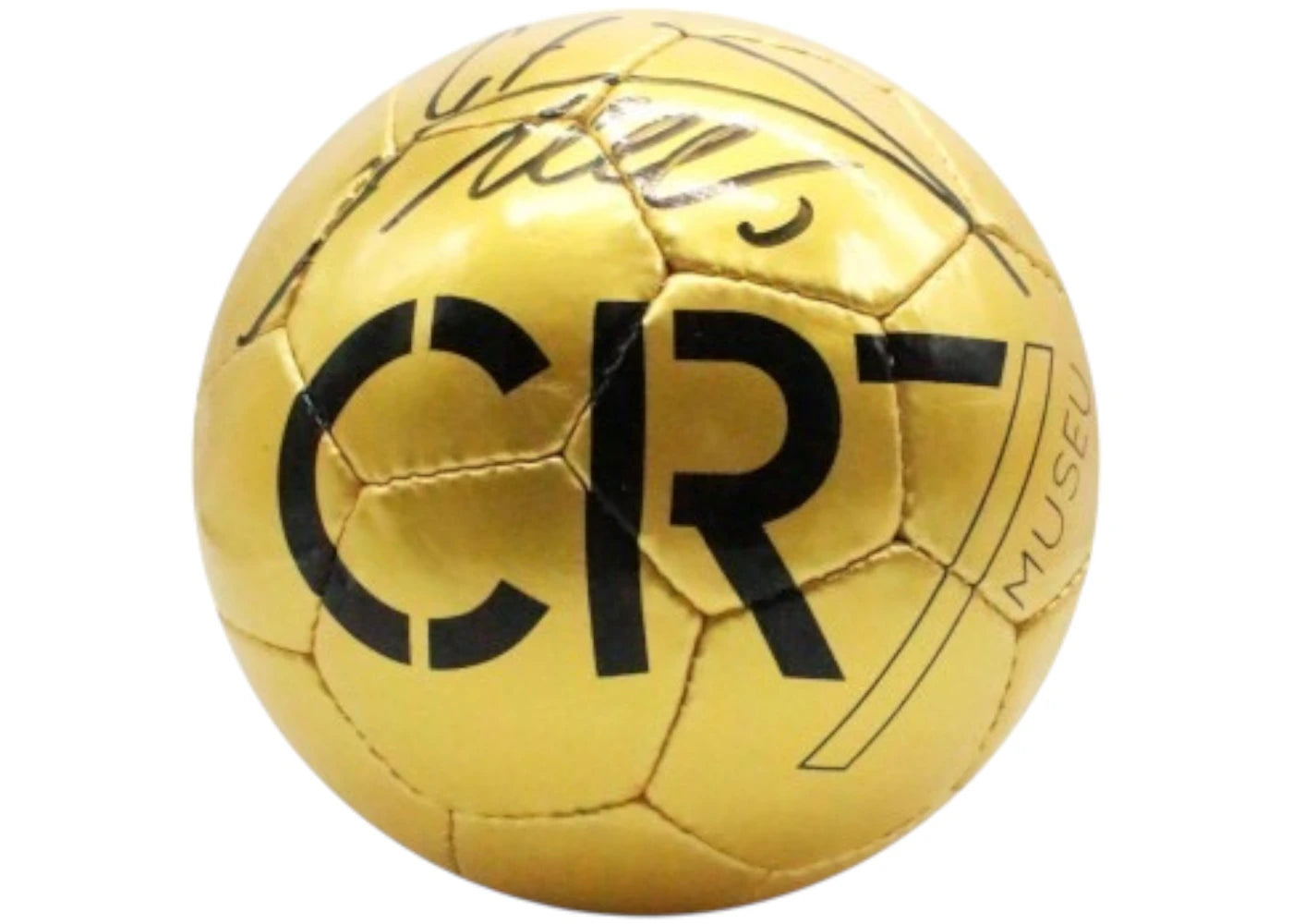 CR7 Golden Ball Signed by Cristiano Ronaldo Soccer Ball