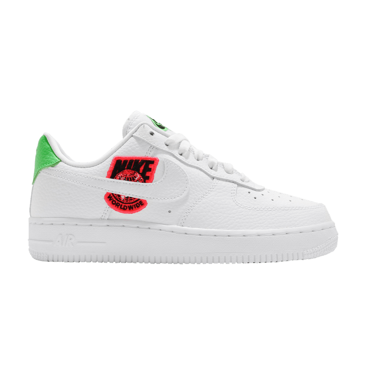 Nike Air Force 1 Low '07 Worldwide Pack Flash Crimson Green Strike (Women's)