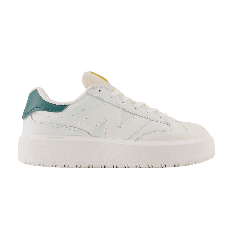 New Balance CT302 White Vintage Teal Maize