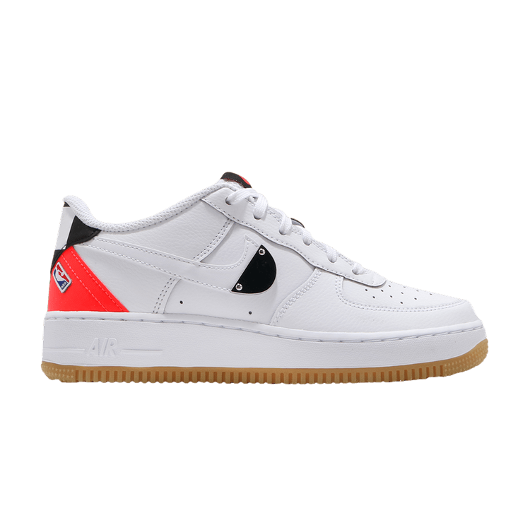 Nike Air Force 1 LV8 NBA White Crimson Gum (GS)