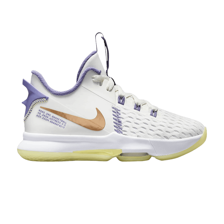 Nike LeBron Witness 5 White Light Zitron (GS)