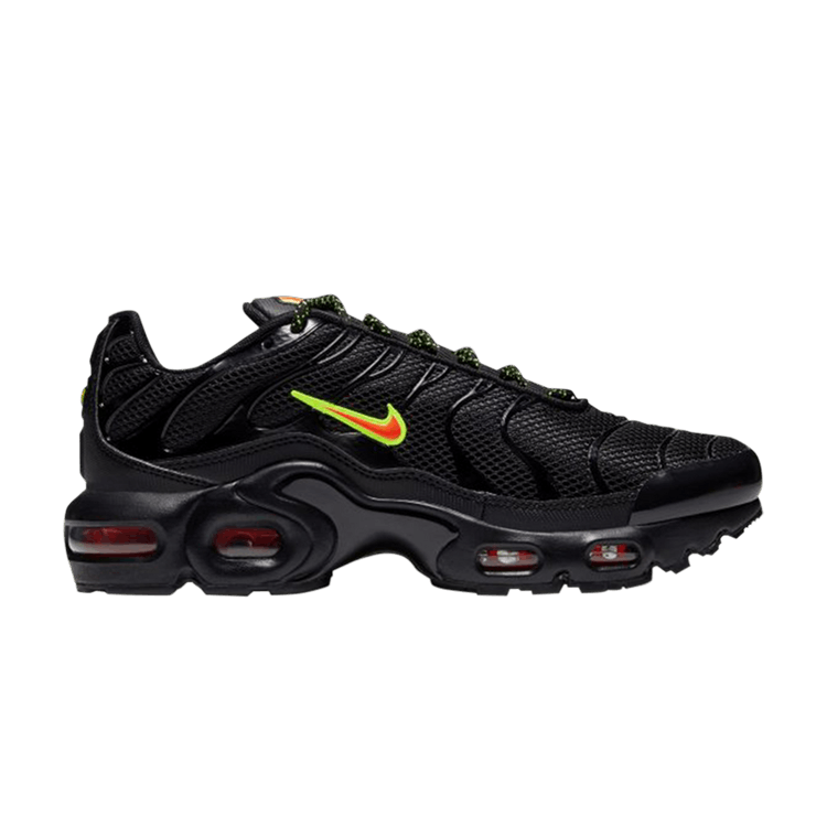 Nike Air Max Plus Black Volt Hyper Crimson (GS)