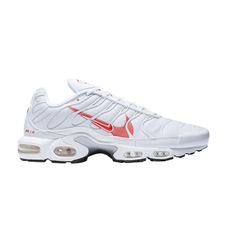 Nike Air Max Plus White Crimson Swoosh