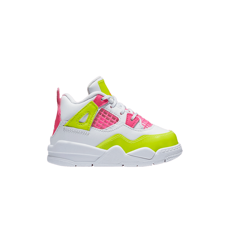 Jordan 4 Retro White Lemon Pink (TD)