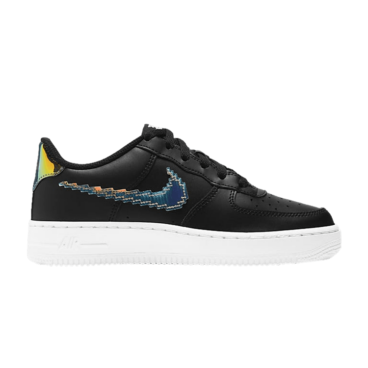 Nike Air Force 1 Low LV8 Digital Swoosh Black (GS)