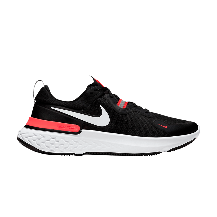 Nike React Miler Black Laser Crimson