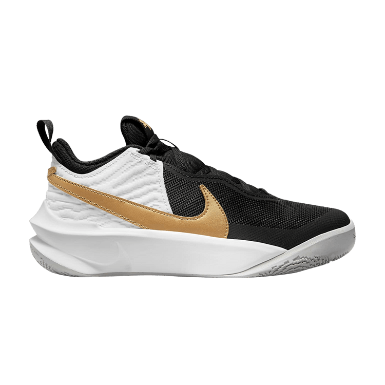 Nike Team Hustle D 10 Black Metallic Gold (GS)