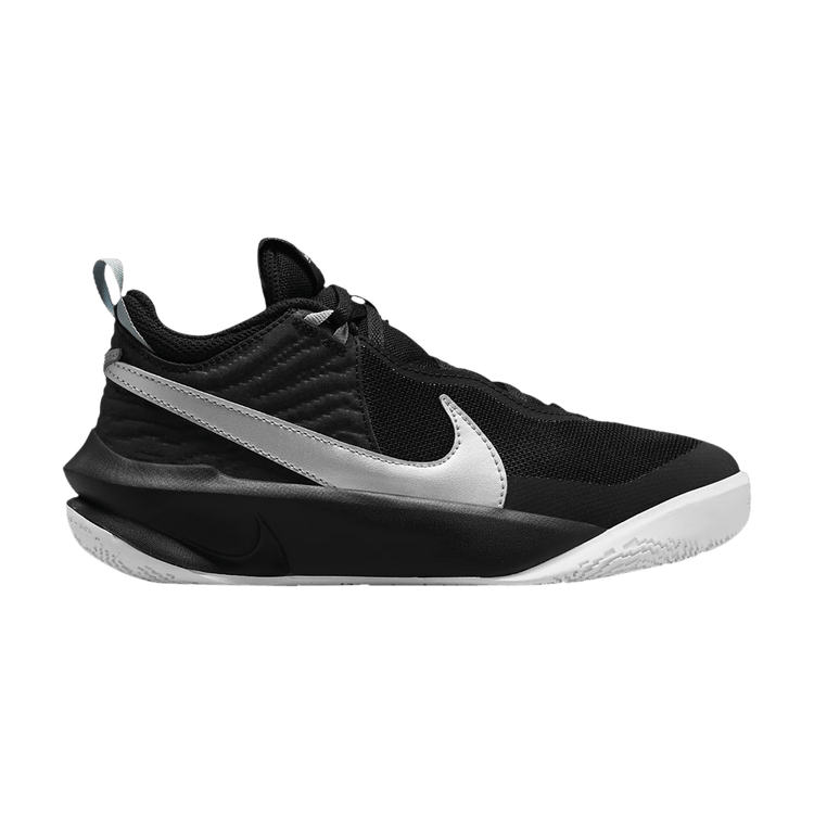 Nike Team Hustle D 10 Black Metallic Silver (GS)