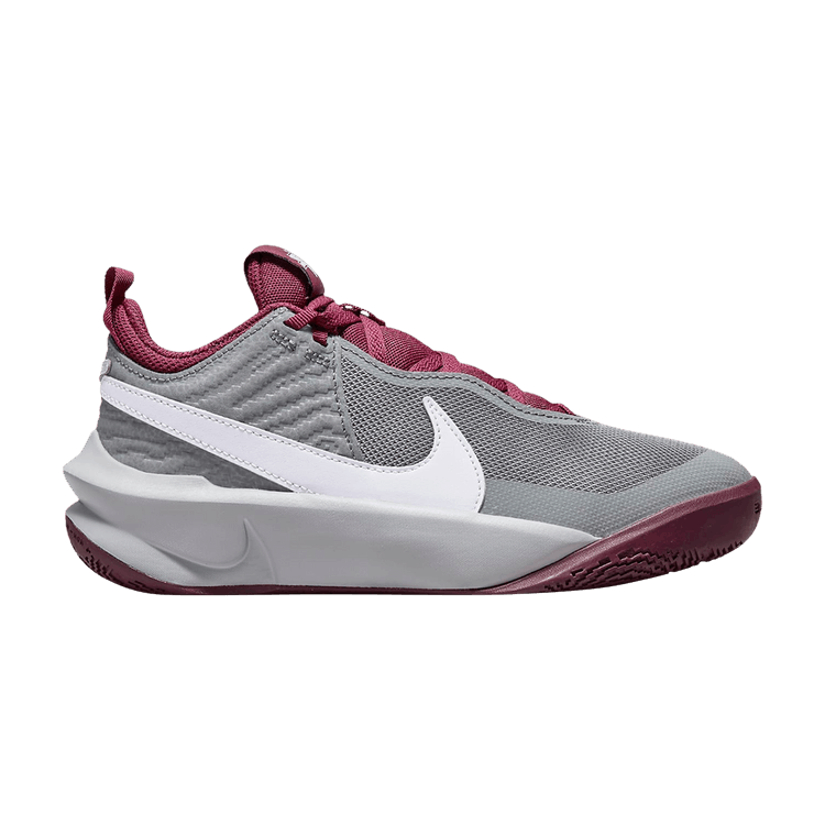 Nike Team Hustle D 10 Smoke Grey Dark Beetroot (GS)