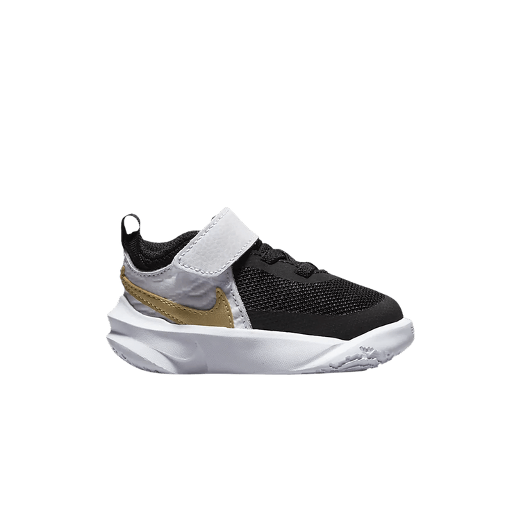 Nike Team Hustle D 10 Black White Metallic Gold (TD)