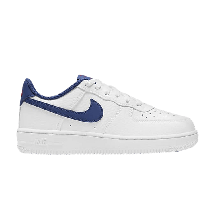 Nike Air Force 1 Low White Deep Royal Blue University Red (PS)